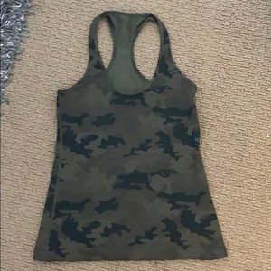 Camouflage Lululemon Tank Cool Racerback II